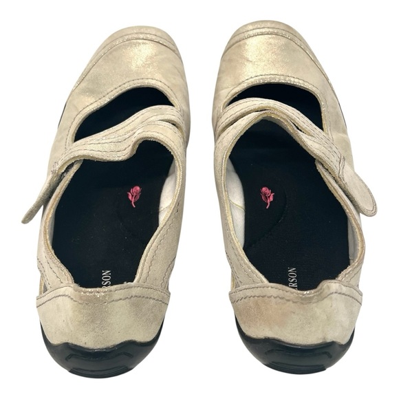 Rod Hommerson Chelsea Gold Metallic Leather Maryjane Comfort Shoes Women’s 11 - Picture 8 of 13